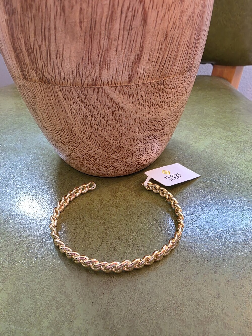 Kendra Scott Gold Chain-Link Cuff Bracelet